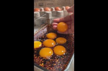 Marinated Egg Yolks 🍳