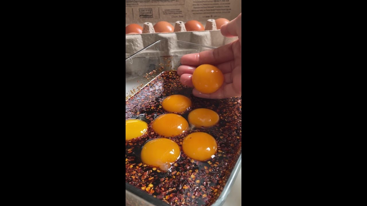 Marinated Egg Yolks 🍳 Marinated Egg Yolks 🍳