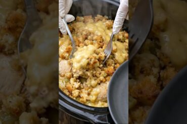 Chicken & Herbed Stuffing #easyrecipes #elisedeliciousbites #recipe #cooking