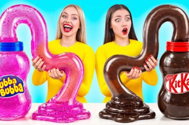 Gummy Food vs Chocolate Food Challenge | Creative Food Hacks by Multi DO Challenge