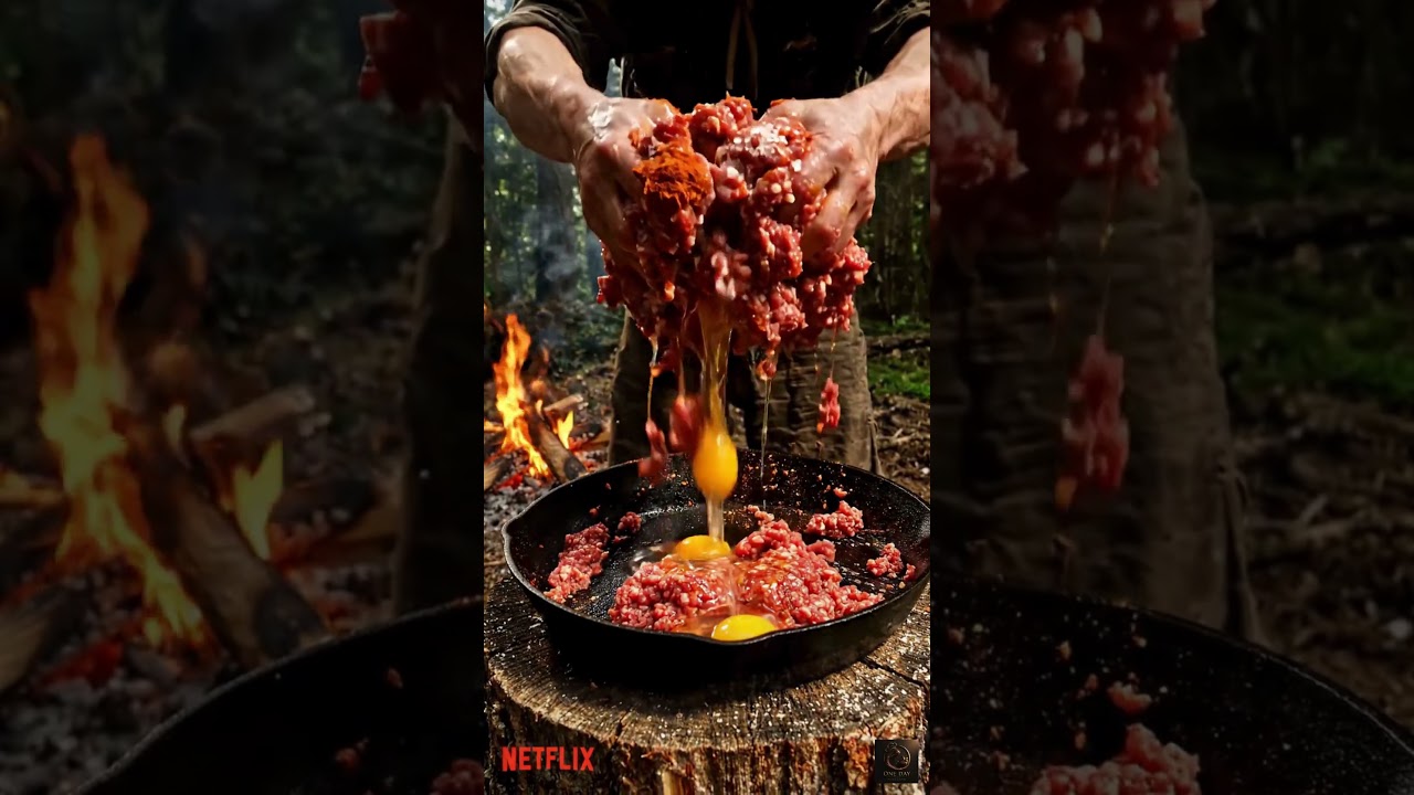 Cooking a Massive Burger in the Middle of the Forest π²#StreetFood#ASMRFood#FoodPorn#Satisfying#Yummy Cooking a Massive Burger in the Middle of the Forest π²#StreetFood#ASMRFood#FoodPorn#Satisfying#Yummy