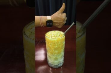 🥭 Mango Chia Seeds Smoothie | Healthy Summer Drink #asmr #trending #trendingshorts #shorts #viral