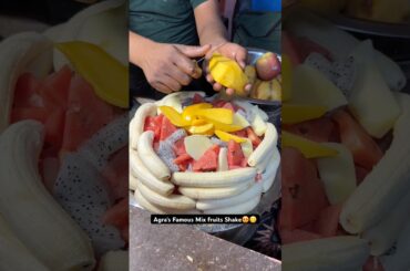 Agra’s Famous Mix fruits Shake😍😋|| Indian Street Food