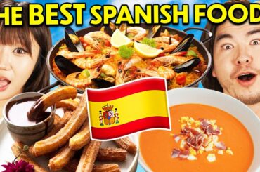 Americans Try & Rate Spanish Cuisine!
