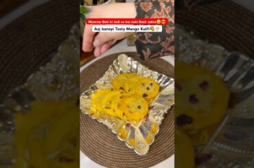 Jab Mummy-Beti Ek Team Ban Jaye🤣#cooking #familydrama #mangokulfi #summerspecial #foodvlog #shorts