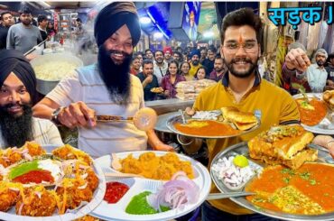12 AM 😍 Ludhiana ka सड़क Jam LATE NIGHT Indian Street Food | 3 Must-Try Food Spots