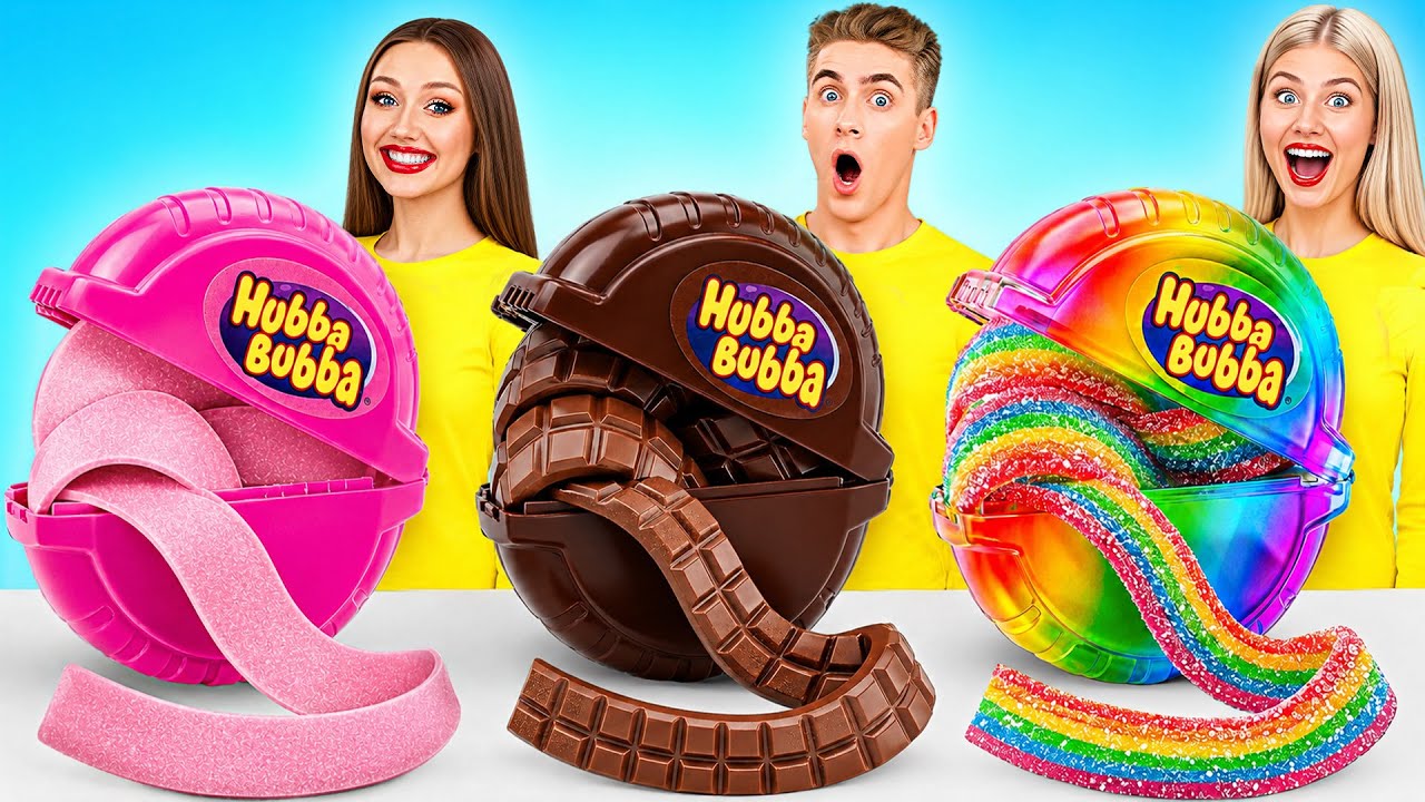 Gummy Food, Real Food vs Chocolate Food Challenge | Amazing Cooking Hacks by Multi DO Challenge Gummy Food, Real Food vs Chocolate Food Challenge | Amazing Cooking Hacks by Multi DO Challenge