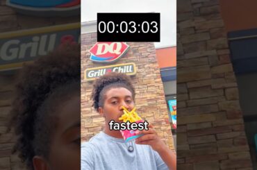 Which Fast Food is Actually Fastest? 😱🍔 #speed #challenge #fastfood