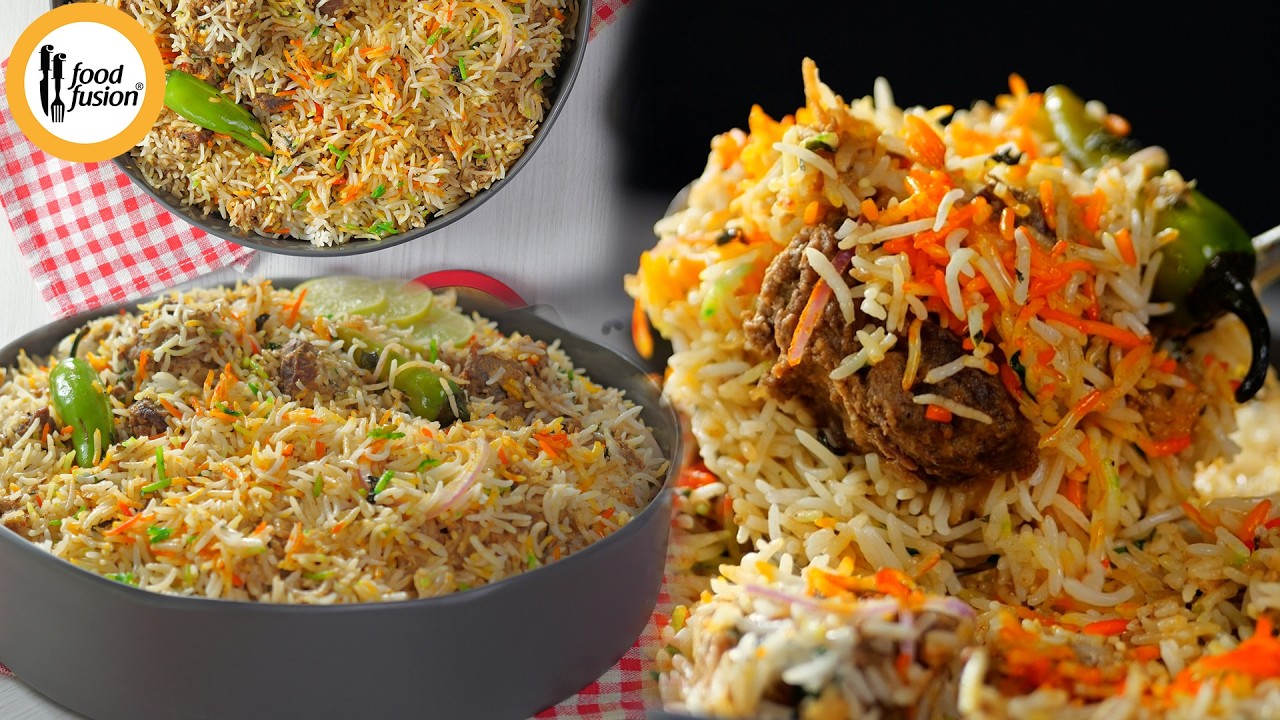 Beef Malai Tikka Biryani Recipe by Food Fusion Beef Malai Tikka Biryani Recipe by Food Fusion