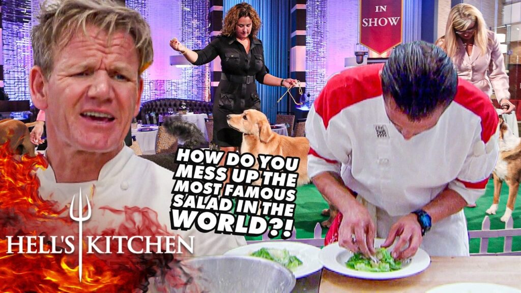 Chef Ramsay’s Raging as Simple Caesar Salad Halts Dinner Service | Hell’s Kitchen