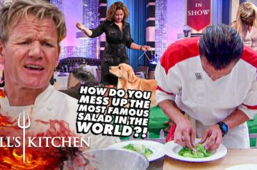 Chef Ramsay's Raging as Simple Caesar Salad Halts Dinner Service | Hell's Kitchen