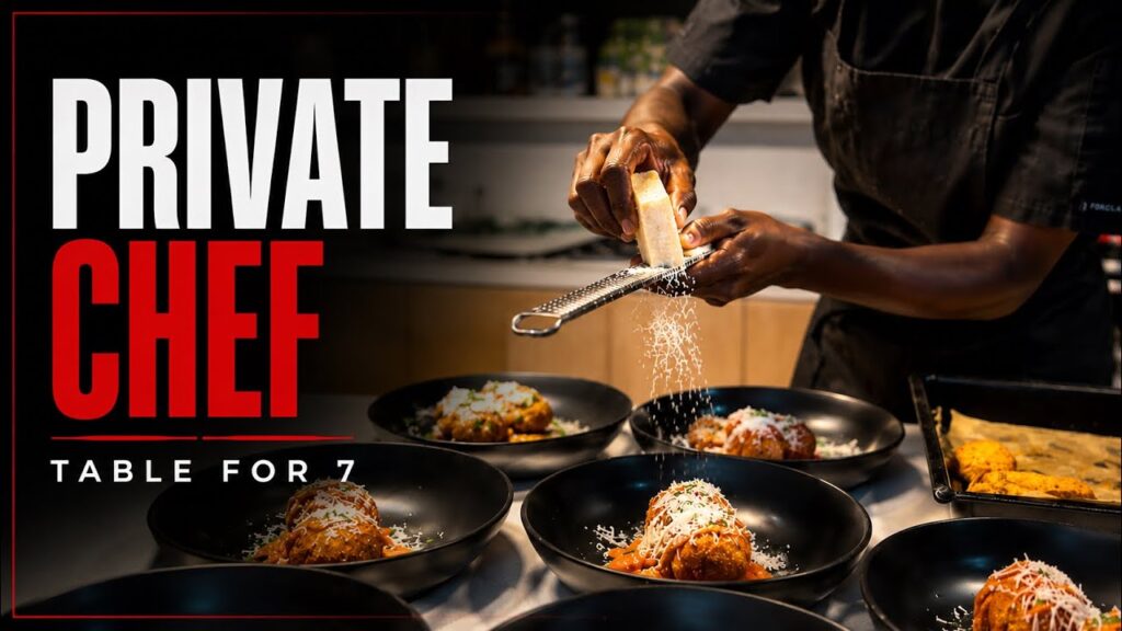 PRIVATE CHEF TABLE FOR 7 | Dinner service from Start to Finish
