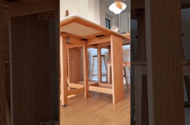 Solid Oak Expandable Dining Table #diningtable #oak #homedecor