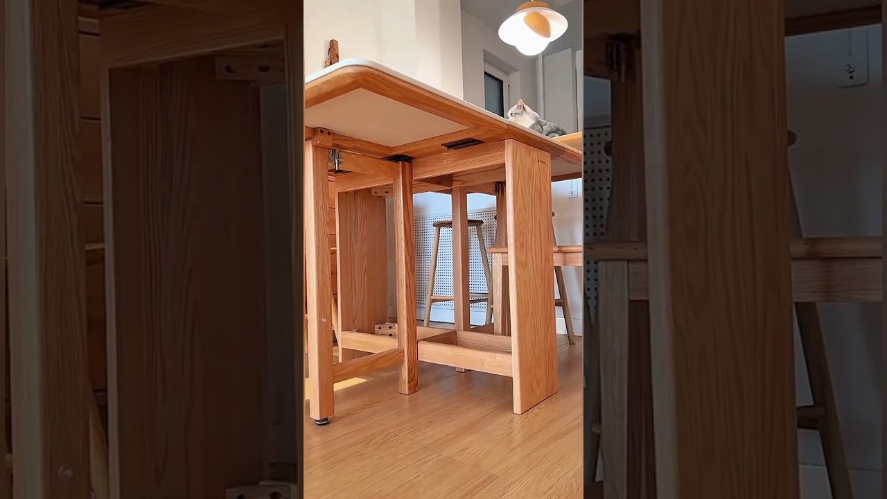Solid Oak Expandable Dining Table #diningtable #oak #homedecor Solid Oak Expandable Dining Table #diningtable #oak #homedecor