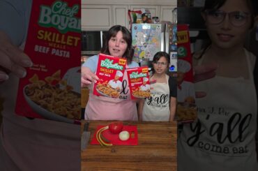 Chef boyardee make room for chef Layla because she's cooking in the kitchen tonight! 😏