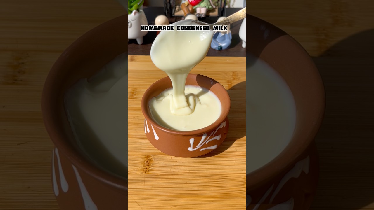 Homemade condensed milk recipe #shorts #recipe #condensedmilk #trending #viral #shortsfeed #cooking Homemade condensed milk recipe #shorts #recipe #condensedmilk #trending #viral #shortsfeed #cooking