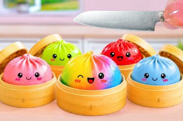 Wow Dumpling Squishy  ❤️  Want A Miniature Cute Octopus Dumpling Japanese Style 🏮 Tina Mini Cooking