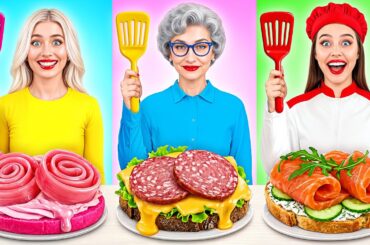 Me vs Grandma Cooking Challenge | Smart Food Ideas by Multi DO Joy