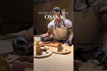 An Osaka Wagyu restaurant selected as one of "WORLD 101'S BEST STEAKS"!