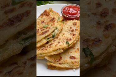Healthy Egg Paratha Recipe ♥️ #recipe #food #cooking #viral #youtubeshorts #egg #paratha #breakfast