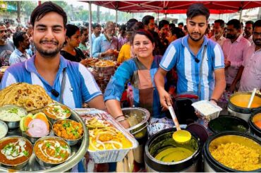 Sirf 2 घंटे Open 😍 Maa-Bete ki FIRST CLASS Ghar Wali Thali | Street Food India