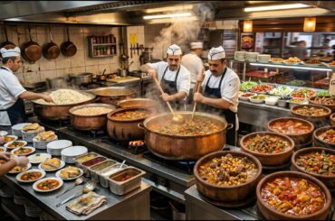 INSIDE a Turkish Restaurant That Prepares Hundreds of Different Meals Every Day