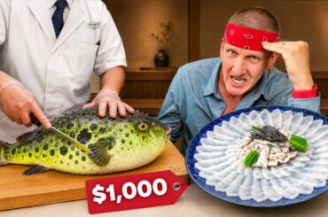 $1000 Japanese Seafood Challenge!! Mega Sushi Bowl!!