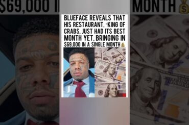 $69,000 in a month?! 😱 Blueface celebrates restaurant success #celebritynews