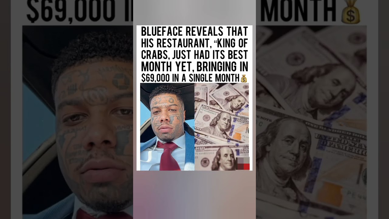 $69,000 in a month?! π± Blueface celebrates restaurant success #celebritynews $69,000 in a month?! π± Blueface celebrates restaurant success #celebritynews