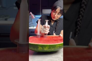 Watermelon Popsicle Food Hack With a Syringe 🍉💉