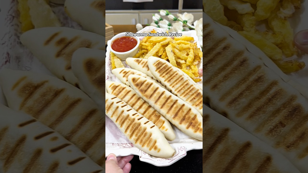 Make Shawarma Sandwich Recipe like a pro with This Trick !#cooking #recipes Make Shawarma Sandwich Recipe like a pro with This Trick !#cooking #recipes