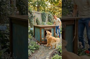 Old Dining Table to Epic Dog House! #DIY #4k