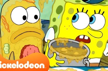 SpongeBob & Patrick's Biggest Food Disasters! 🤪 | SpongeBob SquarePants | Nickelodeon UK