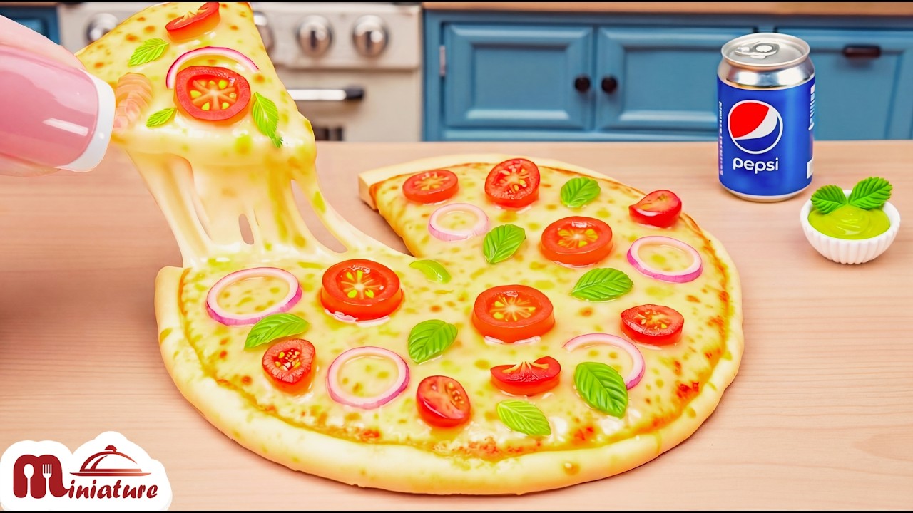 π So Cheesy Mini Pepperoni Pizza Making Ideas | ASMR Cooking Mini Food π So Cheesy Mini Pepperoni Pizza Making Ideas | ASMR Cooking Mini Food