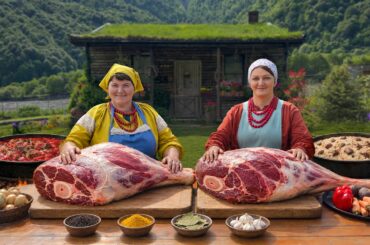Having The Biggest Village FEAST from a GIANT BULL!