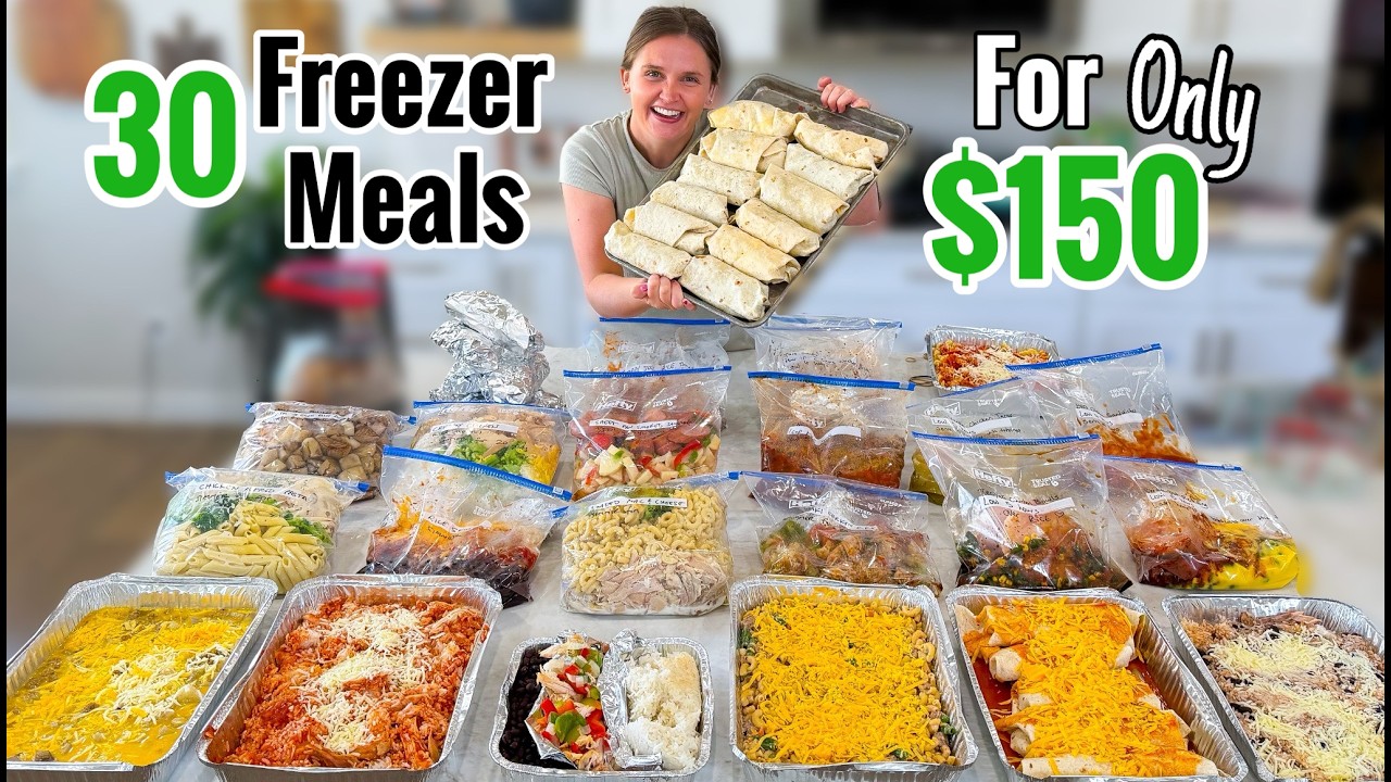 30 Freezer Meals for $150 | EASY FAMILY MEAL PREP IDEAS! | Julia Pacheco 30 Freezer Meals for $150 | EASY FAMILY MEAL PREP IDEAS! | Julia Pacheco