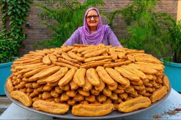 RAW BANANA BHAJJI By GRANNY | Pakore | Banana Recipe | Village Food
