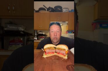 ALL AMERICAN COWBOY BUTTER BURGER 🍔 #shorts #cooking #burger