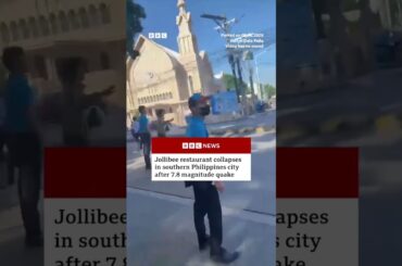 Jollibee restaurant collapses in southern Philippines city after earthquake | BBCNews