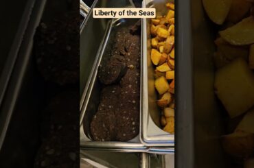 Cruise buffet INSIDE main dining room? #cruiseship #povertytoparadise #RoyalCaribbean