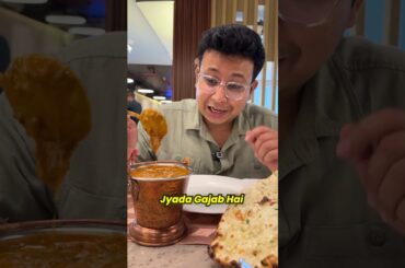 Trying Daal Makhani with Garlic Naan From Pure Veg vs Non Veg Restaurant!!!