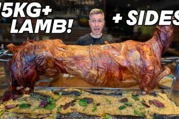 EATING AN ENTIRE 15KG+ LAMB PLUS SIDES