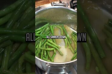 BEST 5 Minute Side Dish! #cooking #fast #beans