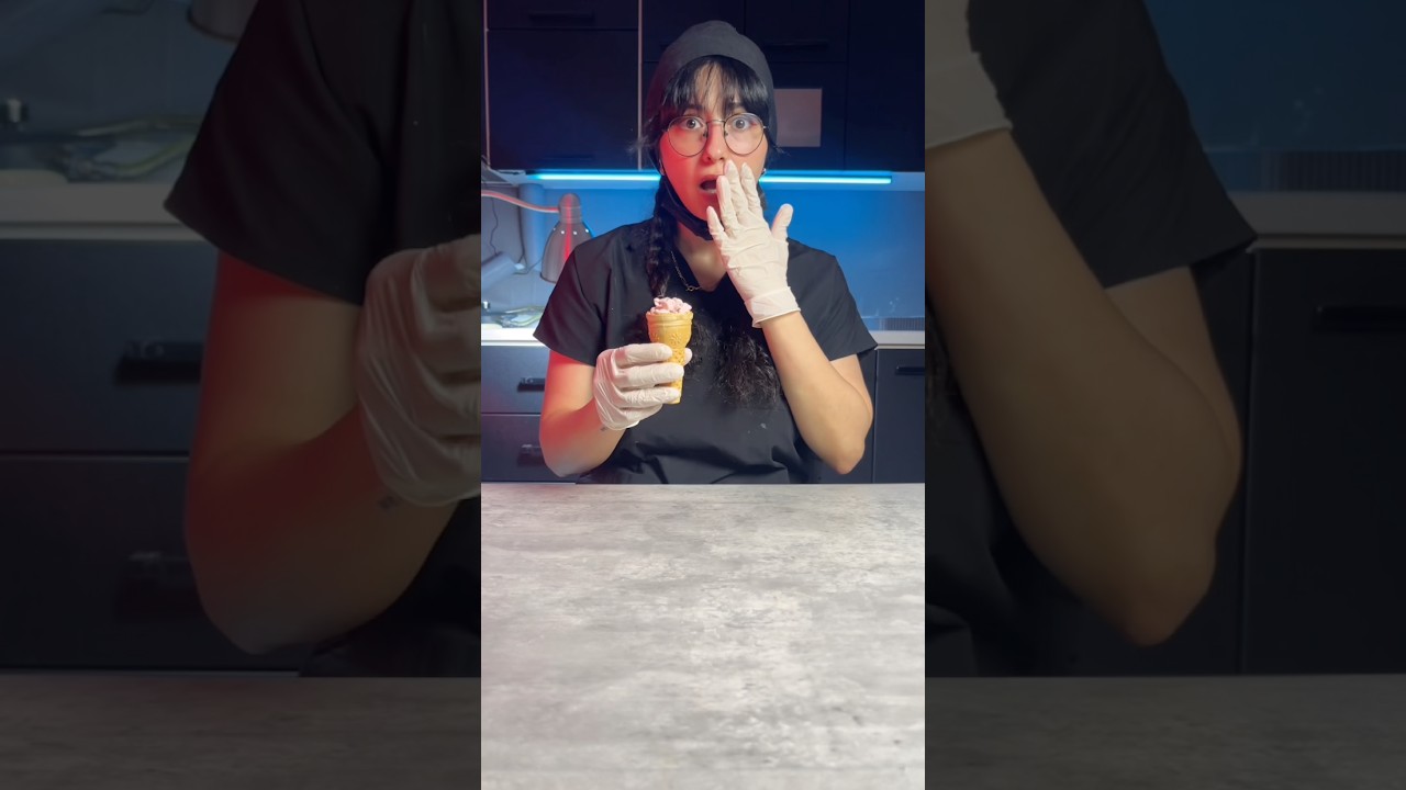 Turning Yogurt into Ice Cream chips with a Medical Syringe 🍦💉 Turning Yogurt into Ice Cream chips with a Medical Syringe 🍦💉
