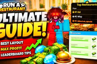 *ULTIMATE GUIDE* for Run a Restaurant!! (Roblox)