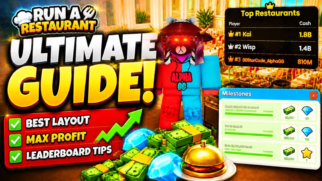 *ULTIMATE GUIDE* for Run a Restaurant!! (Roblox) *ULTIMATE GUIDE* for Run a Restaurant!! (Roblox)