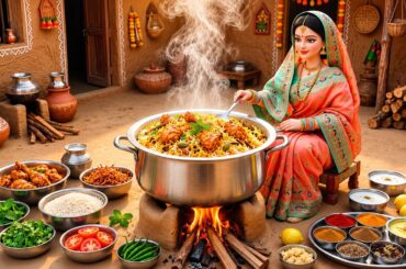 Miniature Doll Cooks Famous Hyderabadi Chicken Biryani 😍🍗 | Relaxing Cooking ASMR