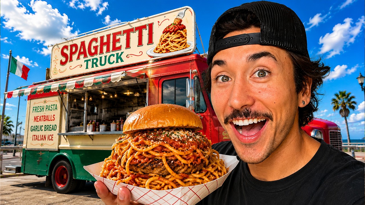 Eating at RANDOM Food Trucks For 24 Hours… Eating at RANDOM Food Trucks For 24 Hours...