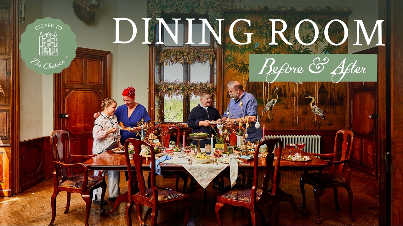 Watch The Transformation Of The Dining Room At Chateau De La Motte Husson Watch The Transformation Of The Dining Room At Chateau De La Motte Husson