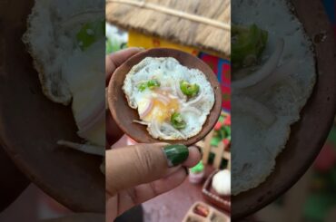 Miniature egg recipe 🥚🥚#shorts #viral #egg #cooking